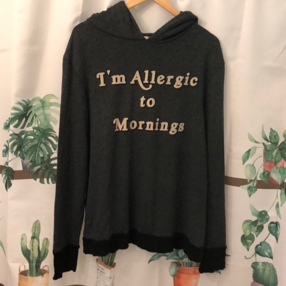 Wildfox I’m Allergic To Mornings Hoodie